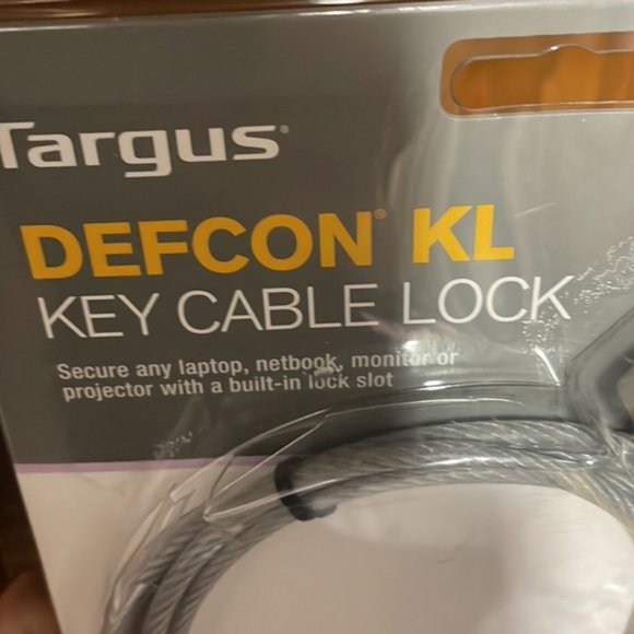 Targus Defcon KL Key Cable Lock for Laptop Netbook Projector - Picture 5 of 9